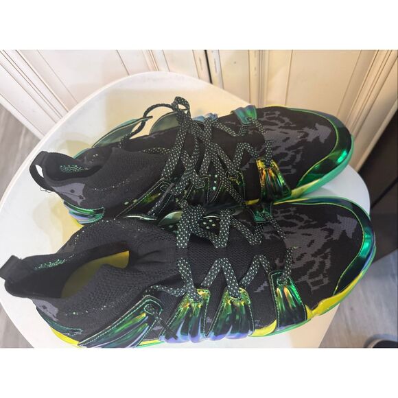 Authentic EQLZ 360 Mens Nate Robinson OG Knit Basketball Shoes Black Green Sz 13 main image 13